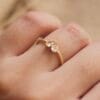 Merriment Baubles Elle Ring Image. Elle ring on finger image. Affordable Jewelry Philippines