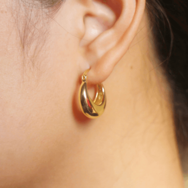 Rosie hoop earrings gold hoop earrings jewelry. Affordable Jewelry Philippines