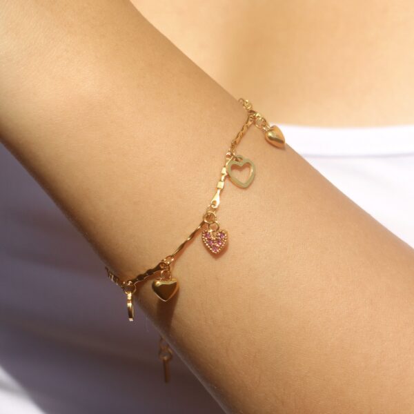 Lily Mini Charm Bracelet - Image 3