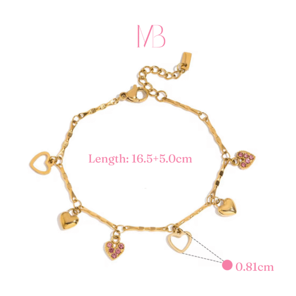 Lily Mini Charm Bracelet - Image 5
